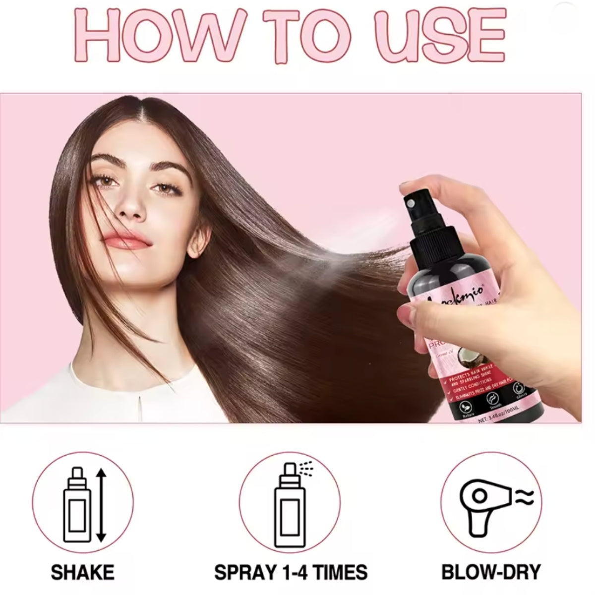 Hitzeschützendes Haarspray