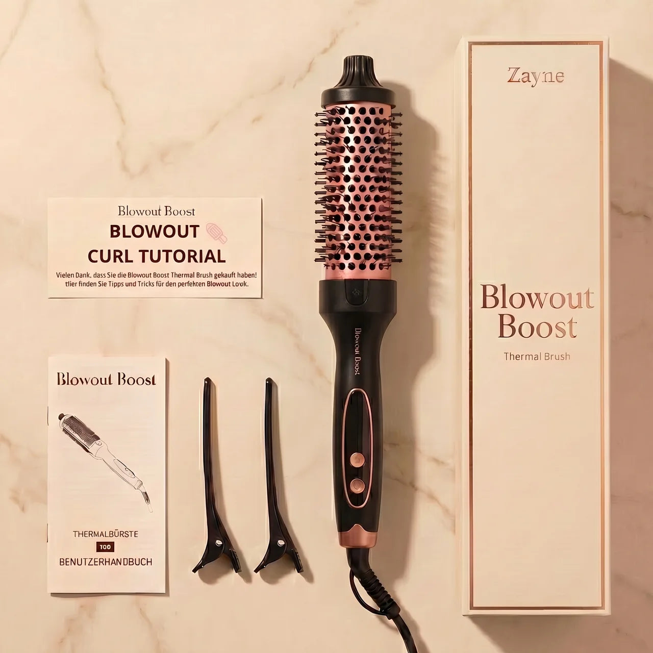 ZAYNE Blowout Boost 5-in-1 Ionic Thermal Brush